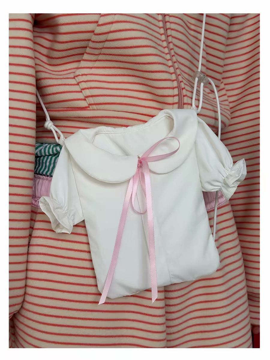LUMOOR-Princess shirt small bag phone pouch crossbody bag