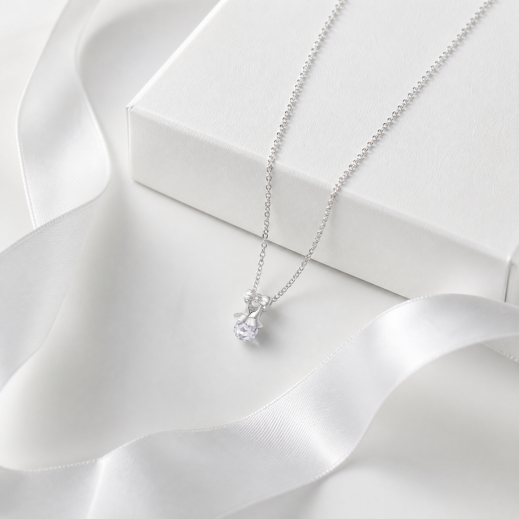 LUMOOR-Little Dress Crystal Necklace